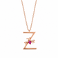 Bumblebee Letter Necklace